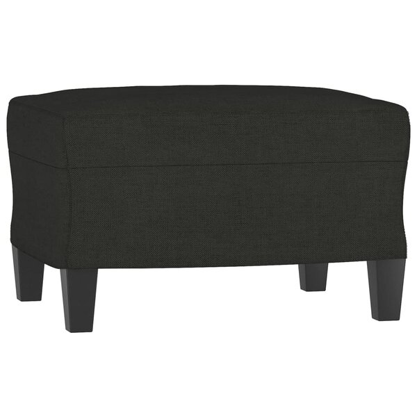 vidaXL Repose-pied Noir 60x50x41 cm Tissu