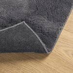 vidaXL Tapis HUARTE à poils courts doux lavable anthracite 160x230 cm