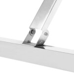 vidaXL Table de travail pliable de cuisine 100x60x80 cm Inox