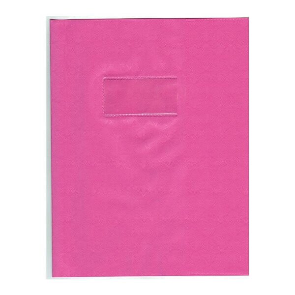 Protège-cahier Grain Losange 18/100ème 17x22 Rose CALLIGRAPHE