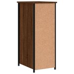 vidaXL Tables de chevet 2Pièces chêne marron 32x42x80cm bois d'ingénierie