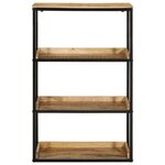 vidaXL Bibliothèque 70x35x110 cm Bois massif manguier brut