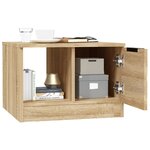 vidaXL Table basse chêne sonoma 50x50x36 cm bois d'ingénierie