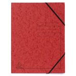 Pack De 5 Chemises À Élastique Sans Rabats Carte Lustrée 355gm2 - A4 - Couleurs Assorties - X 5 - Exacompta