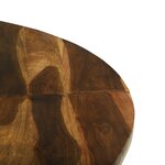 vidaXL Table de salle à manger ronde Ø160x76 cm Bois massif d'acacia