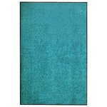 vidaXL Paillasson lavable Cyan 120x180 cm
