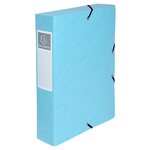 Boite De Classement Exabox Dos 60mm Carte Lustrée Aquarel - A4 - Couleurs Assorties - X 8 - Exacompta