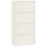 vidaXL Classeur blanc 90x40x180 cm acier