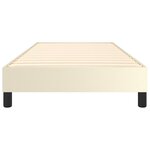 vidaXL Cadre de lit sans matelas crème 80x200 cm similicuir