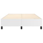 vidaXL Cadre de lit sans matelas blanc 140x200 cm similicuir