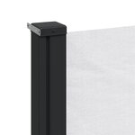 vidaXL Auvent latéral rétractable blanc 200x300 cm