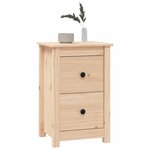 vidaXL Tables de chevet 2 Pièces 40x35x61 5 cm Bois de pin massif