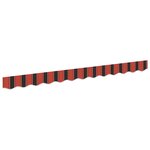vidaXL valance de auvent pour cadre de 2.5 m Multicolore 2.3x0.2 m