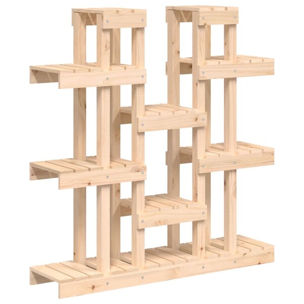 vidaXL Support à plantes 104 5x25x109 5 cm Bois massif de pin