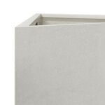 vidaXL Jardinières 2 Pièces triangulaire 30x26x75 cm acier inoxydable