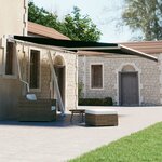 vidaXL Auvent automatique sur pied 400x300 cm Anthracite