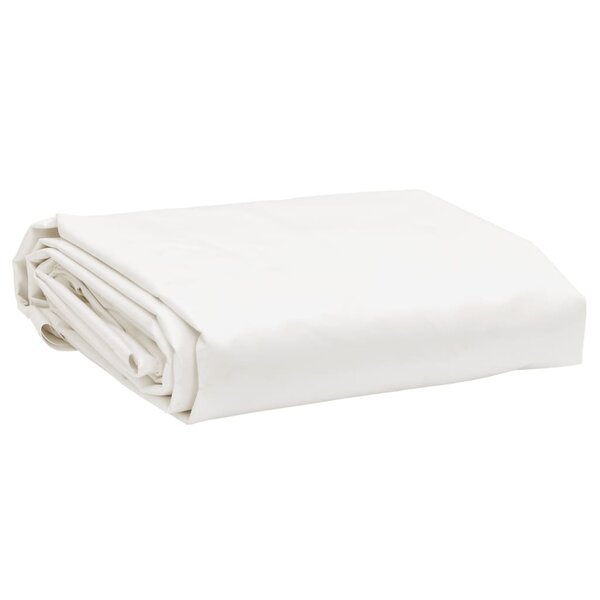 vidaXL Bâche blanc Ø 2 2 m 650 g/m²