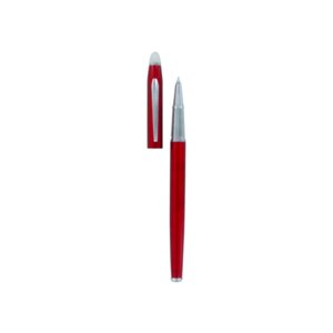 Cristo - stylo gel effaçable rechargeable corps métal - rouge