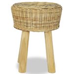 vidaXL Tabouret de bar Rotin naturel