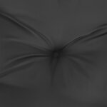 vidaXL Coussins de chaise à dossier haut lot de 4 noir tissu oxford