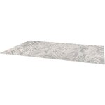 Tapis en polypropylène acier evora 170 x 120 cm