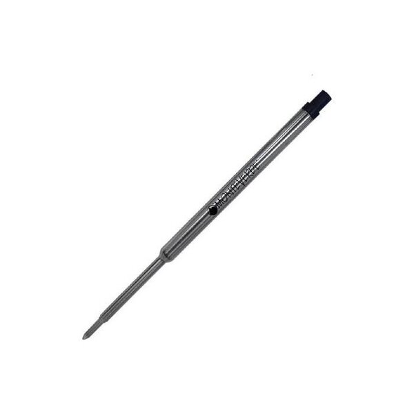 Blister 2 recharges billes noir pointe moyenne compatible avec Waterman MONTEVERDE