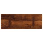 vidaXL Dessus de table 90x20x3 8 cm rectangulaire bois massif récupéré