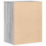 vidaXL Commode d'angle sonoma gris 60x41x76 cm bois d'ingénierie