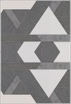 Tapis de salon ZINO 120 x 180 cm - Gris