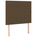 vidaXL Cadre de lit sans matelas marron foncé 120x200 cm tissu