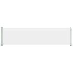 vidaXL Auvent latéral rétractable de patio 160x600 cm Crème