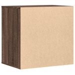 vidaXL Commode d'angle chêne marron 60x41x58 cm bois d'ingénierie