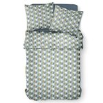 Parure de lit housse de couette 240 x 260 + 2 taies d'oreiller 63 x 63