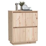 vidaXL Buffet 60x34x75 cm Bois massif de pin