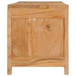 vidaXL Meuble TV 135x30x35 cm bois de teck massif