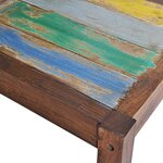 vidaXL Chaises à manger lot de 6 bois de récupération solide