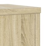 vidaXL Supports pour plantes 2 Pièces chêne sonoma bois d'ingénierie