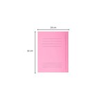 Paquet 50 Chemises Imprimées 3 Rabats Super 210 - 24x32cm - Rose - Exacompta