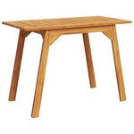 vidaXL Ensemble à manger de jardin 3 Pièces Bois d'acacia solide