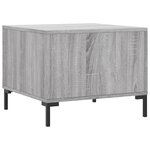 vidaXL Tables basses 2 Pièces sonoma gris 50x50x40 cm bois d'ingénierie