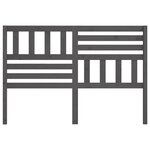 vidaXL Tête de lit Gris 126x4x100 cm Bois massif de pin