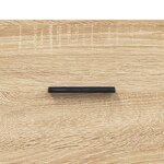 vidaXL Meuble TV Chêne sonoma 80x36x50 cm Bois d'ingénierie