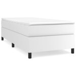 vidaXL Cadre de lit sans matelas blanc 80x200 cm similicuir