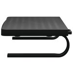 vidaXL Support de moniteur Noir 37x28x11 5 cm