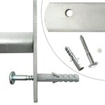 vidaXL Grilles réglables de sécurité de fenêtres 2 Pièces 1000-1500 mm