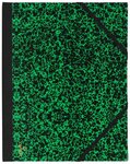 Carton à dessins 'Annonay' 610 x 810 mm avec élastique Vert CANSON