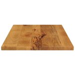 vidaXL Dessus de table 70x60x2 5 cm rectangulaire bois massif manguier