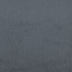 Lit Box Spring vidaXL avec Matelas Gris Foncé 200x200 cm Velours