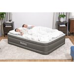Bestway Lit gonflable Fortech avec pompe intégrée 203x152x46 cm