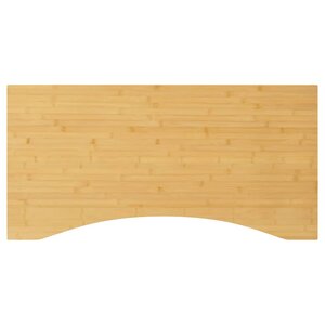 vidaXL Dessus de bureau 100x50x4 cm bambou